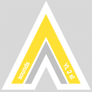 Fetish Vector Arrow for sounds | YELLOW 2 silver