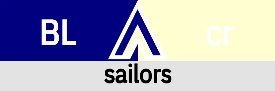 Fetish Vector Hanky Code Arrow for sailors fetish / BLUE 2 cream