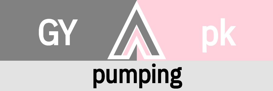 Fetish Vector Hanky Code Arrow for pumping fetish / GRAY 2 pink