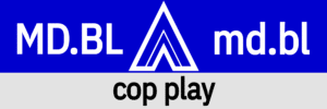 Fetish Vector Hanky Code Arrow for cop play fetish / medium.BLUE