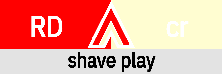 Fetish Vector Hanky Code Arrow for shave play fetish / RED 2 cream