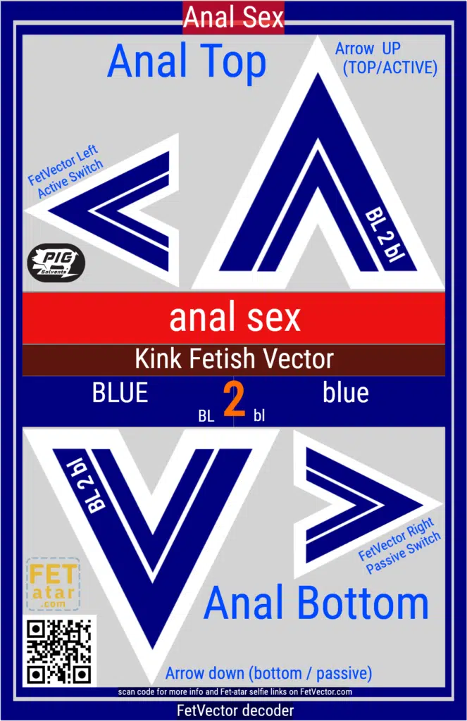 FetVector Poster for Fetish Vector anal sex / BLUE