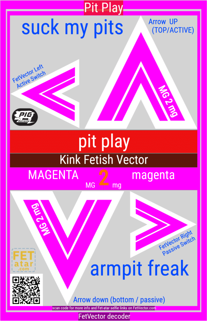 FetVector Poster for Fetish Vector pit play / MAGENTA