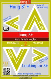 FetVector Poster for Fetish Vector hung 8+ / MUSTARD